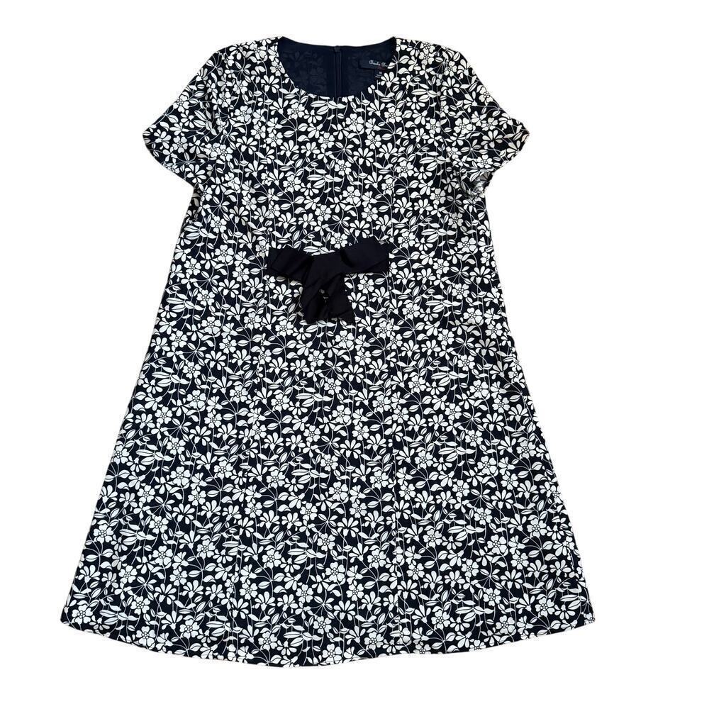 Brooks Brothers Girl's Floral Blue White A-Line Dress Size 16 NWOT Easter School